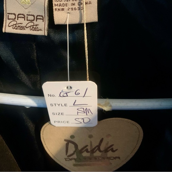 Damani Dada leather jacket, black suede - Picture 3 of 4